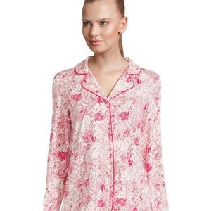 Lilly Pulitzer Women's Pj Knit Long Sleeve Button-up Top size XXL NWT